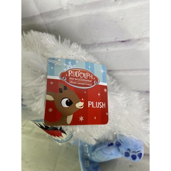 Rudolph The Red Nosed Reindeer Bumble Abominable Snow Monster Stuffed Plush Toy - Picture 3 of 6